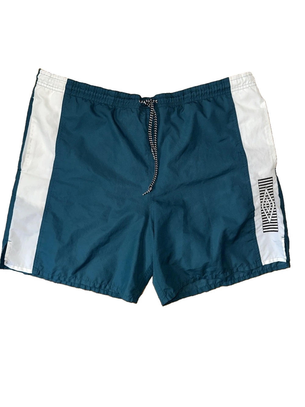 Vintage 90s Umbro Shorts Swim Trunks Large Dark Green